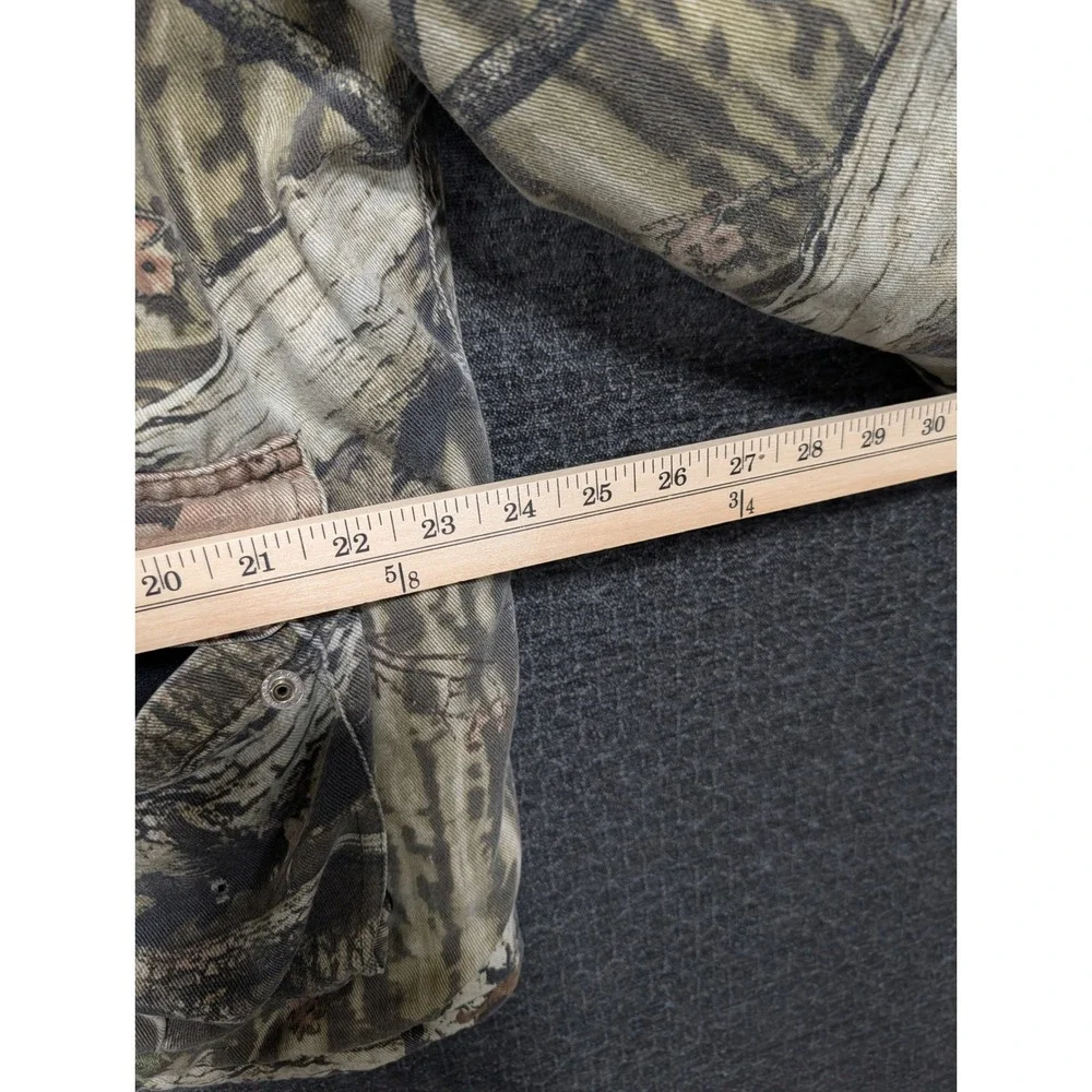 Mossy Oak Break-Up Infinity Camo Hooded Jacket Mens XL Full Zip Hunting Coat